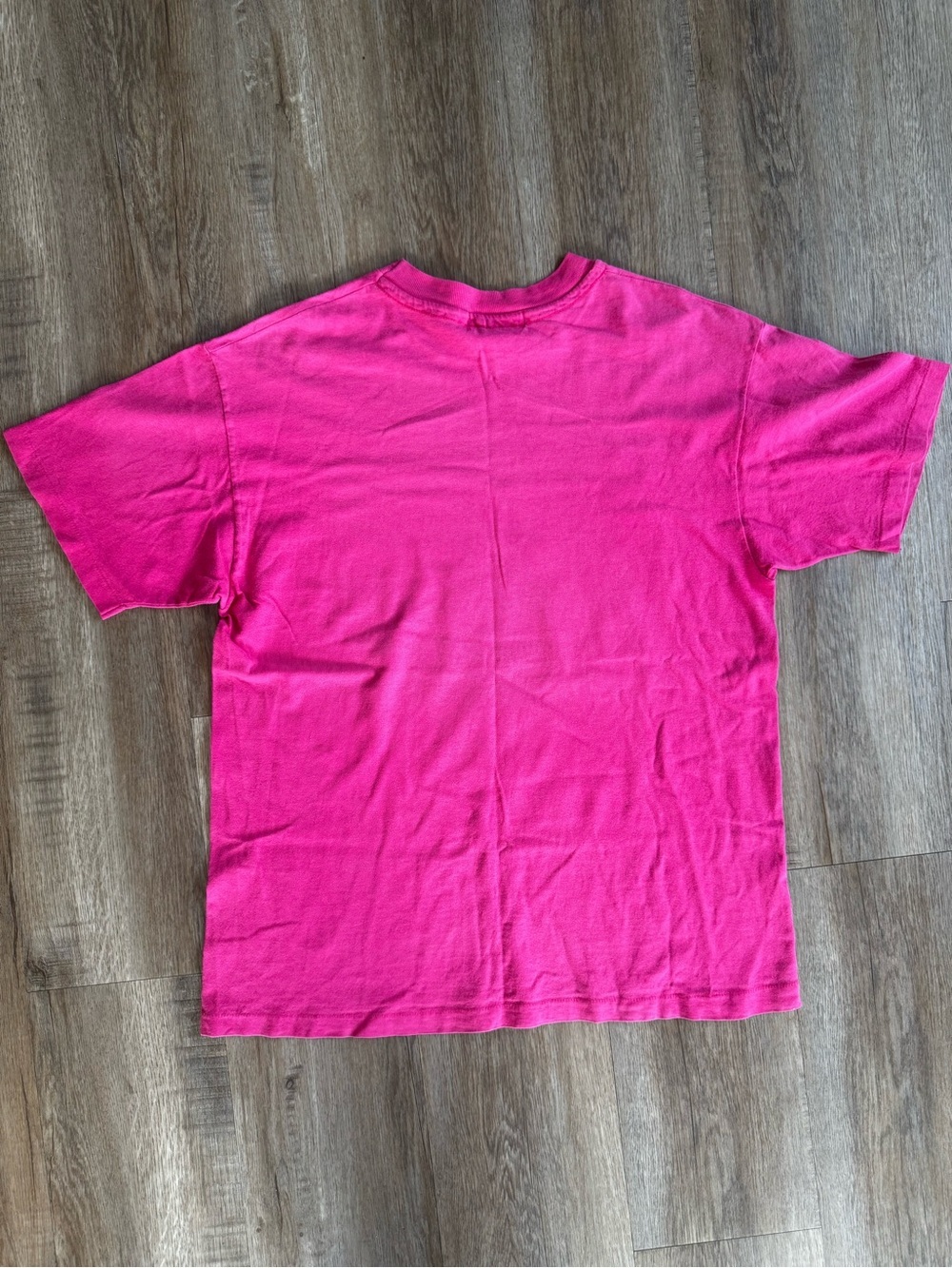 Vintage Hot Pink Woman Spirit Pop Art Single Stitch T-Shirt - Picture 5 of 5
